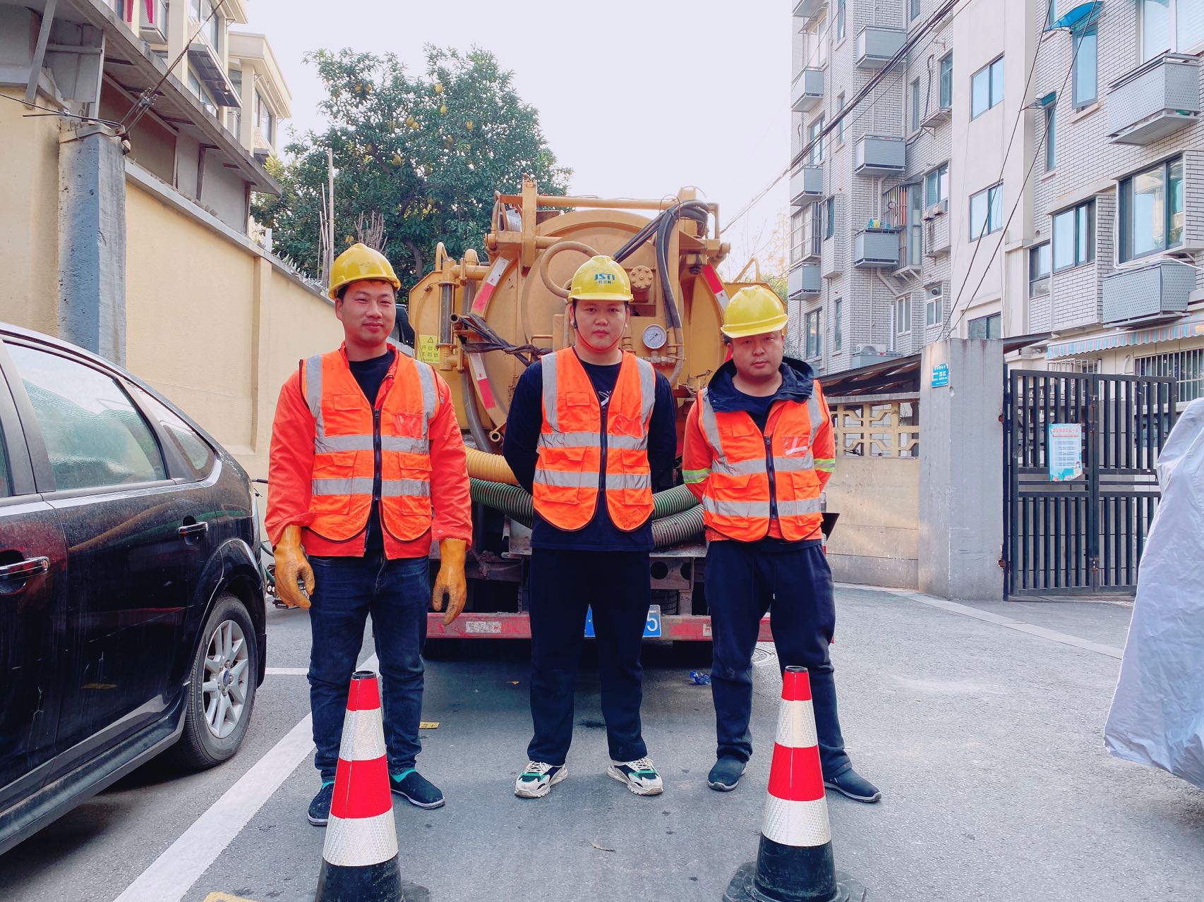 晓庄村南京某小区管道清淤检测施工
